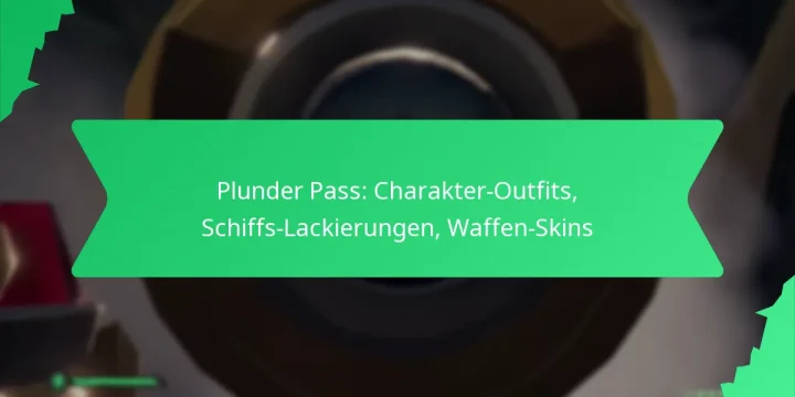Plunder Pass: Charakter-Outfits, Schiffs-Lackierungen, Waffen-Skins