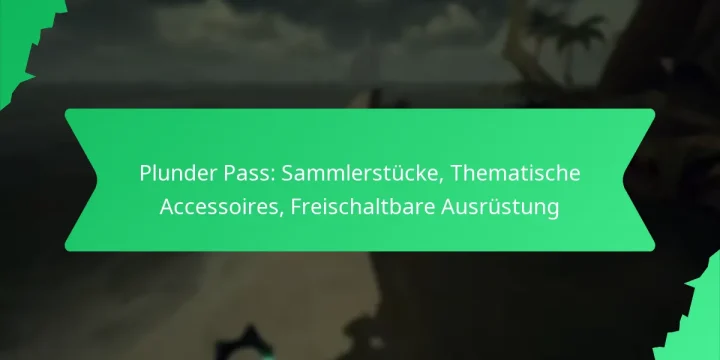 Plunder Pass: Sammlerstücke, Thematische Accessoires, Freischaltbare Ausrüstung