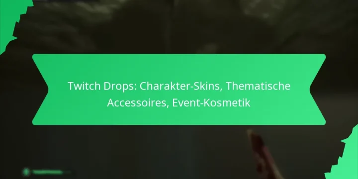 Twitch Drops: Charakter-Skins, Thematische Accessoires, Event-Kosmetik