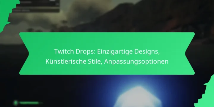 Twitch Drops: Einzigartige Designs, Künstlerische Stile, Anpassungsoptionen