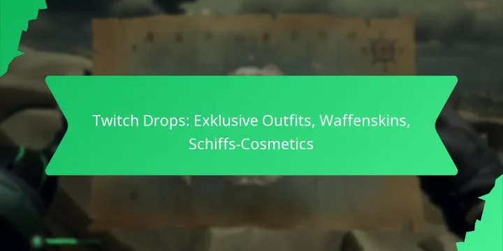 Twitch Drops: Exklusive Outfits, Waffenskins, Schiffs-Cosmetics