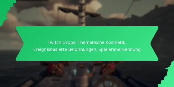 Twitch Drops: Thematische Kosmetik, Ereignisbasierte Belohnungen, Spieleranerkennung