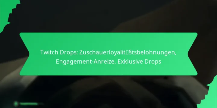 Twitch Drops: Zuschauerloyalitätsbelohnungen, Engagement-Anreize, Exklusive Drops
