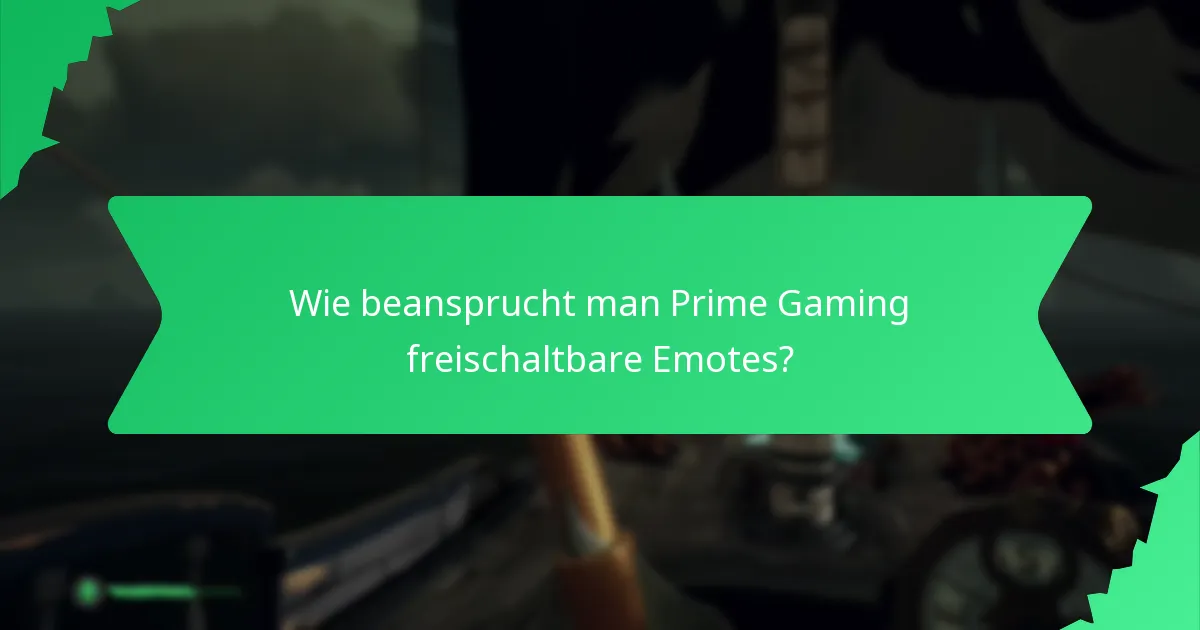 Welche visuellen Effekte können mit Prime Gaming freigeschaltet werden?